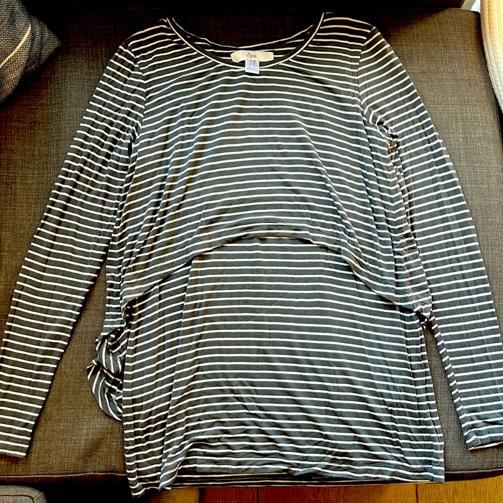 Ripe long sleeve nursing top